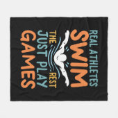 Couverture Polaire La natation (Devant (Horizontal))