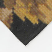 Couverture Polaire La nature florale vintage Rose (Coin)