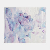 Couverture Polaire La neige s'est levée. Fleur (Devant (Horizontal))