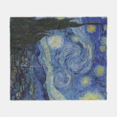 Couverture Polaire La nuit étoilée de Van Gogh (Devant (Horizontal))