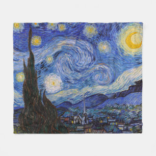 Couverture Polaire La Nuit étoilée : Ville de Saint-Rémy par Vincent 