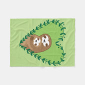 Couverture Polaire La paresse de famille (Devant (Horizontal))