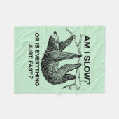 Couverture Polaire La paresse suis moi ralentissent ? (Devant (Horizontal))