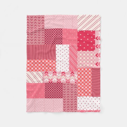 Couverture Polaire La Patchwork de Valentine (Devant)