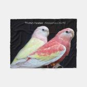 Couverture Polaire La Perruche de Rubino Bourke (Devant (Horizontal))