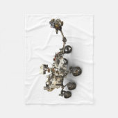 Couverture Polaire La Persévérance Mars Rover Sur Arrière - plan Blan (Devant)