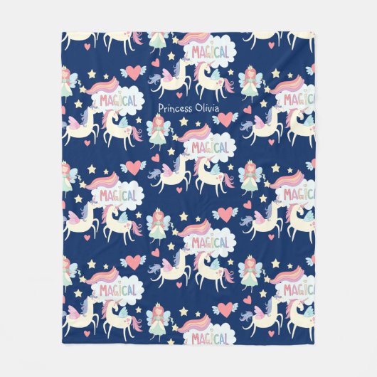 Couverture Polaire La petite princesse fée et les enfants de Unicorn (Devant)