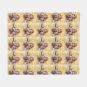 Couverture Polaire La photo commémorative d'animal familier (Devant (Horizontal))