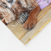 Couverture Polaire La photo commémorative d'animal familier (Coin)