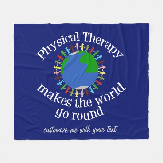 Couverture Polaire La physiothérapie fait le monde tourner (Devant (Horizontal))