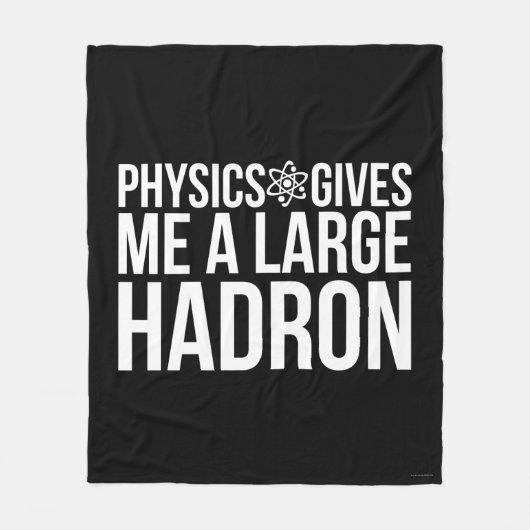 Couverture Polaire La physique me donne un grand Hadron (Devant)