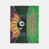 Couverture Polaire La piscine est la chance (Devant)