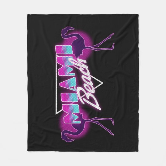 Couverture Polaire La plage de Miami (Devant)