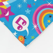 Couverture Polaire la pluie d'arcs-en-ciel de nuages laisse tomber le (Coin)