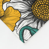 Couverture Polaire La prairie en jaune (Coin)