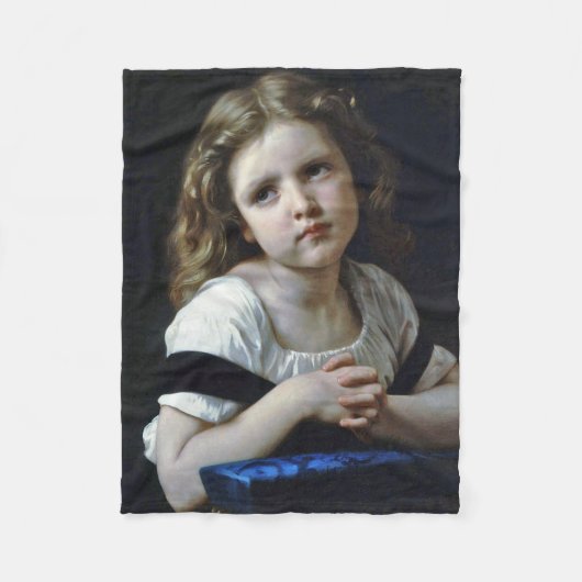 Couverture Polaire La Prière, Bouguereau (Devant)