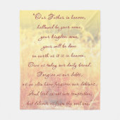 Couverture Polaire La prière du Seigneur (Devant)