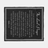 Couverture Polaire La prière du Seigneur Encouragement (Devant (Horizontal))