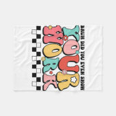 Couverture Polaire La Professeur De Maths Shirt Bruh Avez-Vous Même M (Devant (Horizontal))
