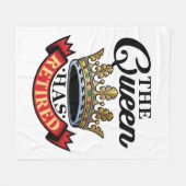 Couverture Polaire La Reine A Retraité Les Femmes (Devant (Horizontal))