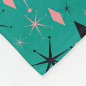 Couverture Polaire La rétro moitié du siècle Starburst et diamants (Coin)