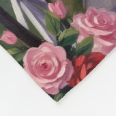 Couverture Polaire La Saint-Valentin du bouledogue (Coin)