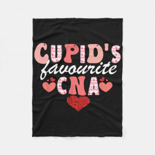 Couverture Polaire La Saint-Valentin préférée de Cupidon Infirmière c