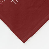 Couverture Polaire La Scène Est Ma Toile (Danse) Toison Blanche (Coin)