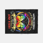 Couverture Polaire La Sclérose Est Un Voyage - La Sclérose En Plain (Devant (Horizontal))