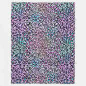 Couverture Polaire La série Léopard iridescent Design 12 (Devant)