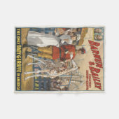 Couverture Polaire La seule girafe de bébé en affiche de cirque de (Devant (Horizontal))