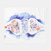 Couverture Polaire La synapse et l'affiche de l'impulsion nerveuse (Devant (Horizontal))