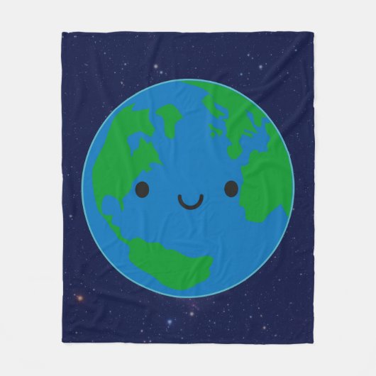 Couverture Polaire La terre heureuse de planète (Devant)