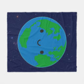 Couverture Polaire La terre heureuse de planète (Devant (Horizontal))