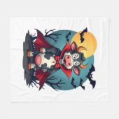 Couverture Polaire La vache Dracula se lève (Devant (Horizontal))