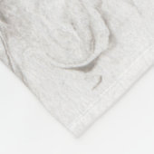 Couverture Polaire La vie affectueuse de marbre grise avec vous - (Coin)