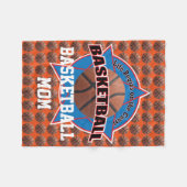 Couverture Polaire La vie commence la maman de basket-ball (Devant (Horizontal))