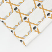 Couverture Polaire La vie commence la maman d'hockey (Coin)