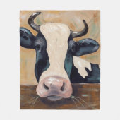 Couverture Polaire La vie de ferme - Gunther la vache (Devant)