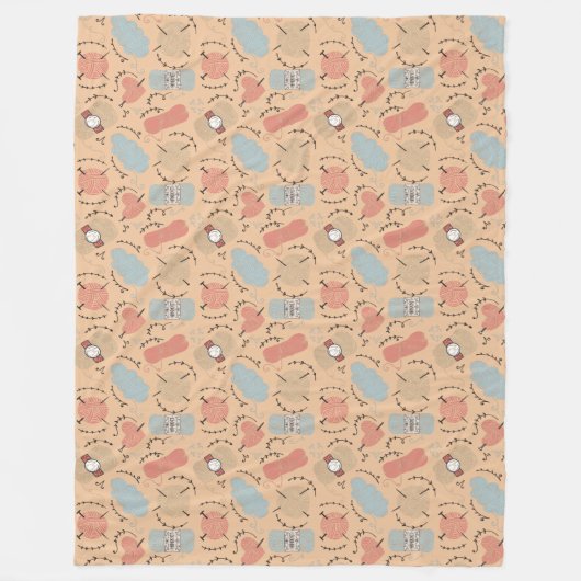 Couverture Polaire La vie de Knit (Devant)