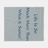 Couverture Polaire La vie est plus (Devant (Horizontal))