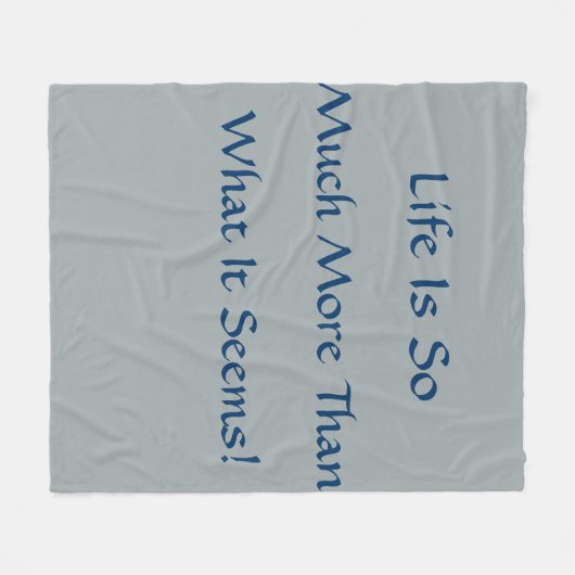 Couverture Polaire La vie est plus (Devant (Horizontal))