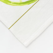 Couverture Polaire La vie est un beau vert de chaux de tour (Coin)