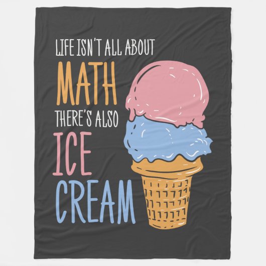 Couverture Polaire La Vie N'Est Pas Tout À Propos De Math Teacher Gag (Devant)