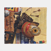 Couverture Polaire La vie toujours des jouets de garçons (Devant (Horizontal))