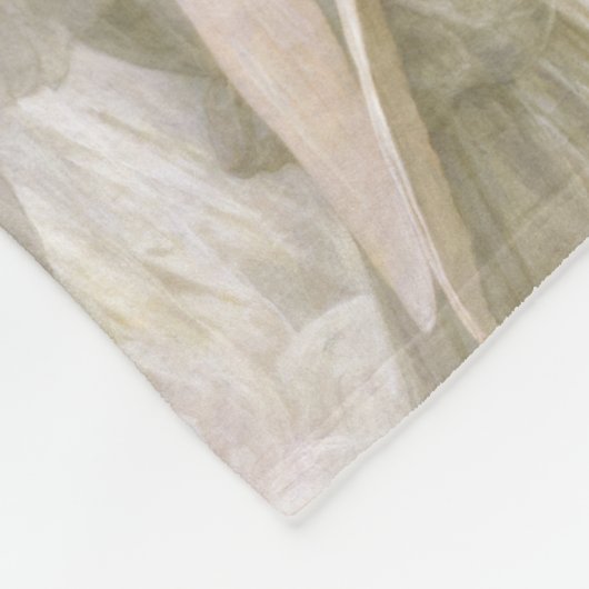 Couverture Polaire La Vierge aux anges - William-Adolphe Bouguereau (Coin)