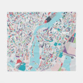 Couverture Polaire La ville d'Amsterdam (Devant (Horizontal))
