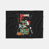 Couverture Polaire Lab Christmas Laboratory Technician Science Xmas S (Devant (Horizontal))