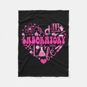 Couverture Polaire Laboratory Heart Valentine Lab Technologist Scienc (Devant)