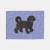 Couverture Polaire Labradoodle polaire (Devant (Horizontal))